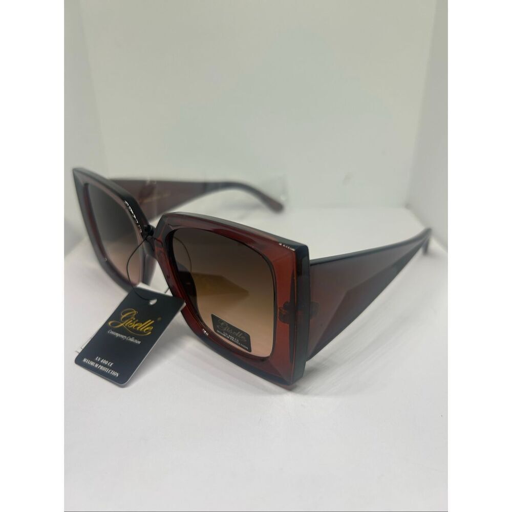 Giselle Contemporary Collection Oversized Cat Eye Sunglasses – UV400 Protection